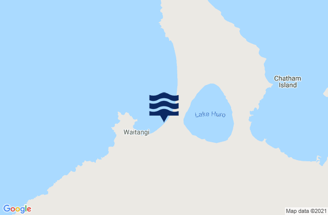 Chatham Islands, New Zealand潮水