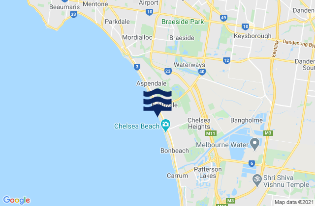 Chelsea Heights, Australia潮水