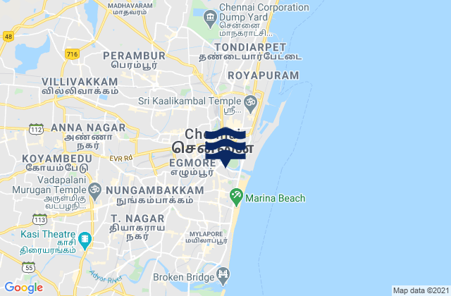 Chennai, India潮水