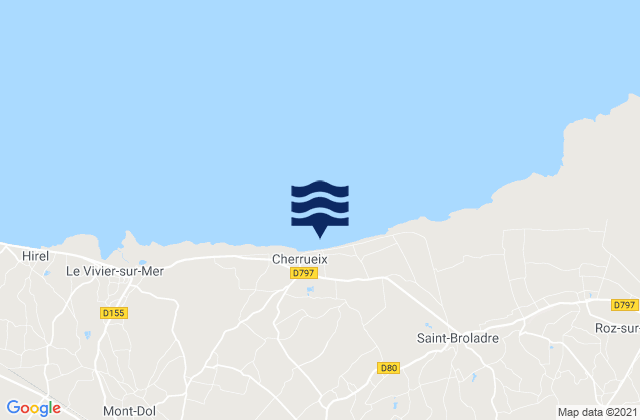 Cherrueix, France潮水