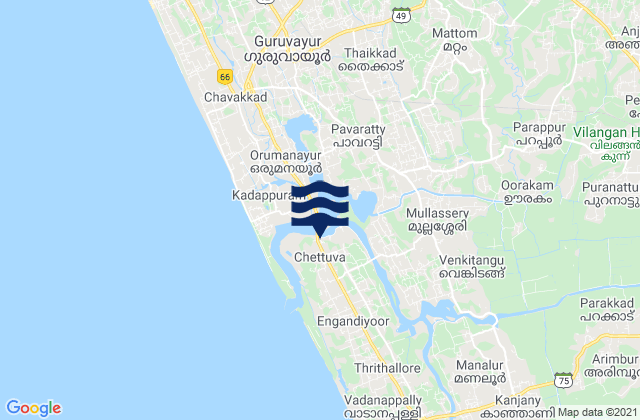 Chetwayi, India潮水