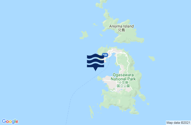 Chichijima, Northern Mariana Islands潮水