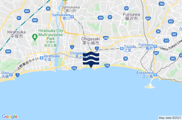 Chigasaki Shi, Japan潮水