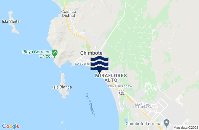 Chimbote, Peru潮水