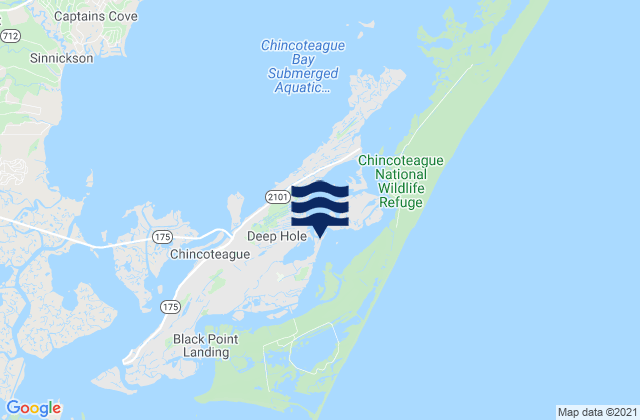 Chincoteague Island (Oyster Bay), United States潮水
