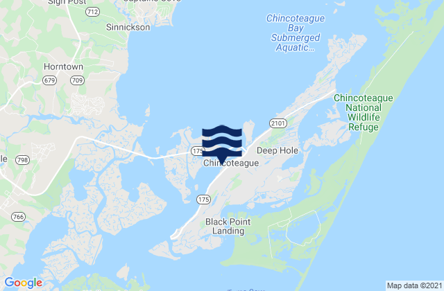 Chincoteague Island, United States潮水