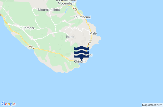Chindini, Comoros潮水