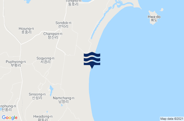 Chongpyong County, North Korea潮水
