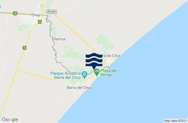 Chui, Uruguay潮水