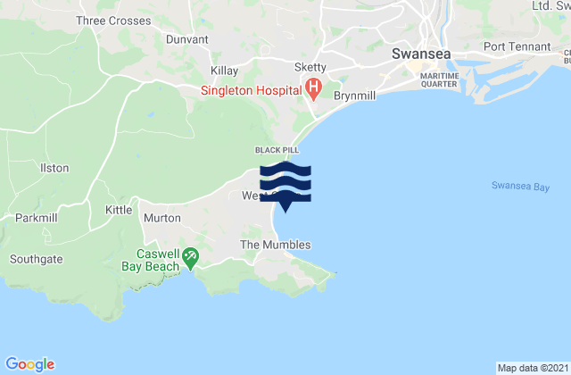 City and County of Swansea, United Kingdom潮水