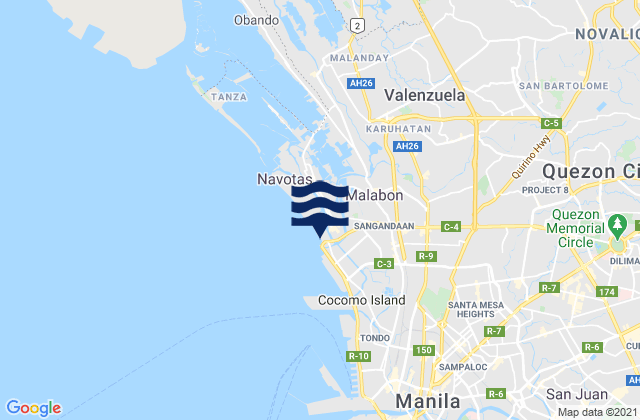 City of Malabon, Philippines潮水