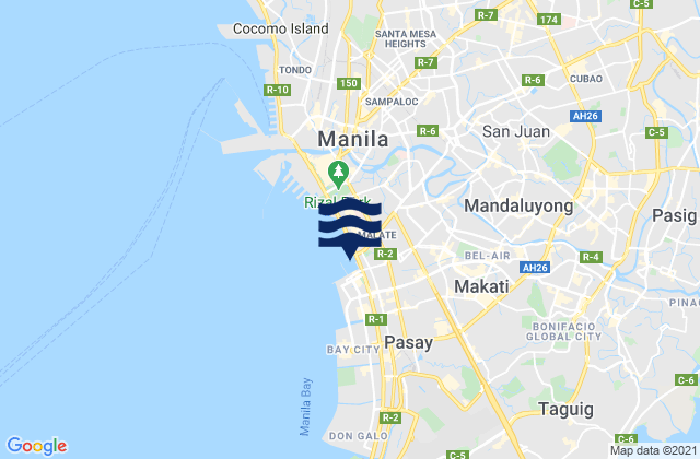 City of Mandaluyong, Philippines潮水