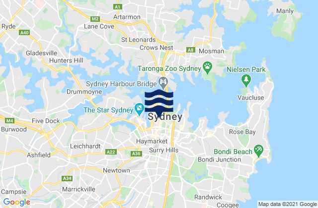 City of Sydney, Australia潮水