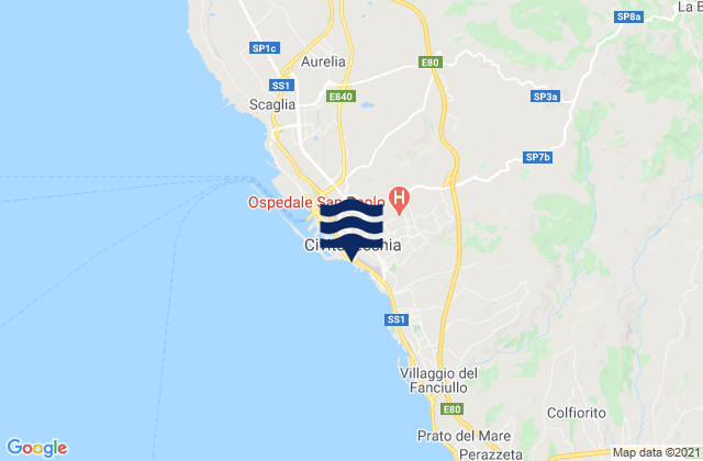 Civitavecchia, Italy潮水