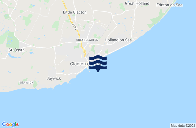 Clacton-On-Sea, United Kingdom潮水