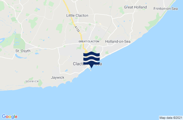 Clacton-on-Sea, United Kingdom潮水