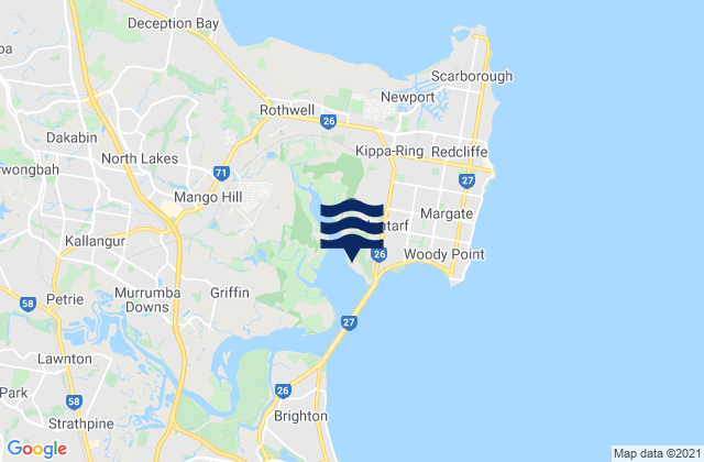 Clontarf, Australia潮水