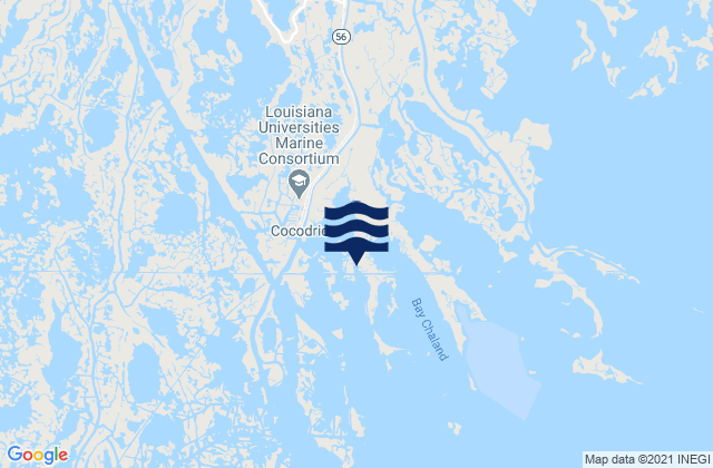 Cocodrie Terrebonne Bay, United States潮水