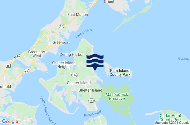 Coecles Harbor Marina and Boatyard, United States潮水