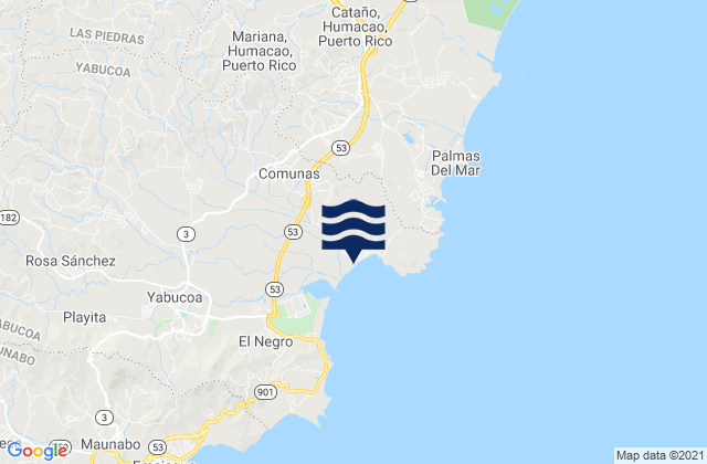 Comunas, Puerto Rico潮水