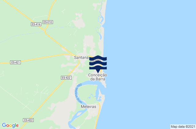 Conceição da Barra, Brazil潮水