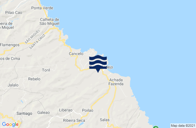 Concelho de Santa Cruz, Cabo Verde潮水