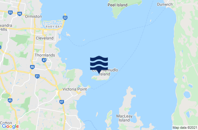 Coochiemudlo Island, Australia潮水