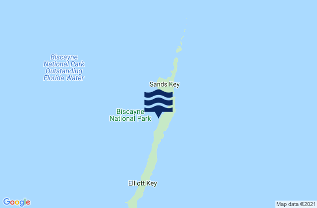 Coon Point Elliott Key Biscayne Bay, United States潮水