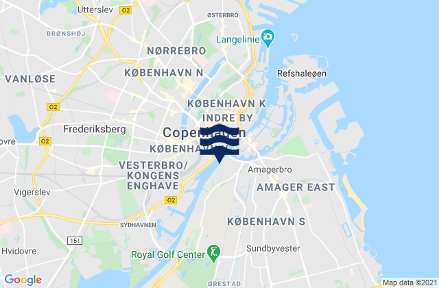 Copenhagen, Denmark潮水