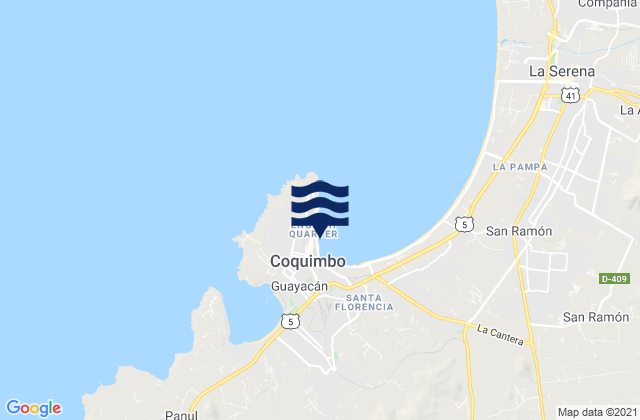 Coquimbo, Chile潮水