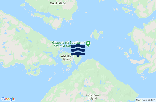 Coquitlam Island, Canada潮水