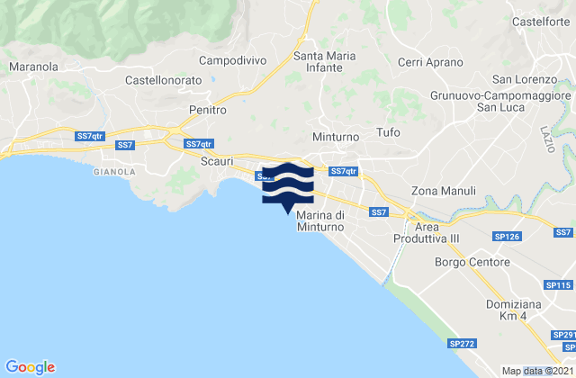 Coreno Ausonio, Italy潮水