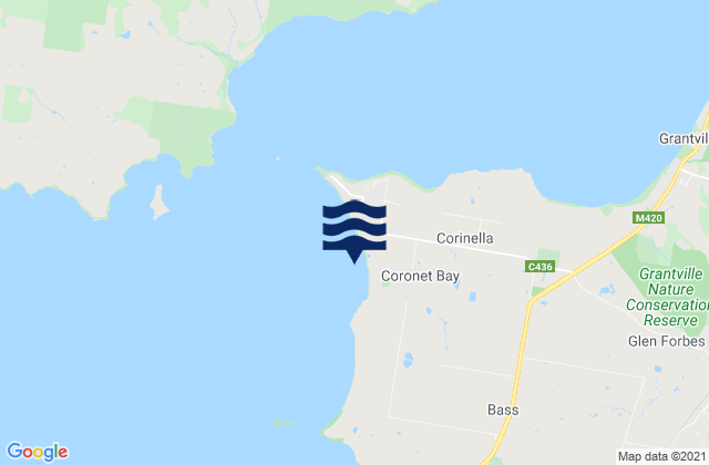 Coronet Bay, Australia潮水