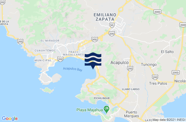 Costa Azul, Mexico潮水