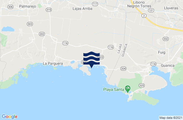 Costa Barrio, Puerto Rico潮水