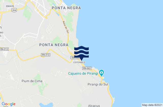 Cotavelo, Brazil潮水