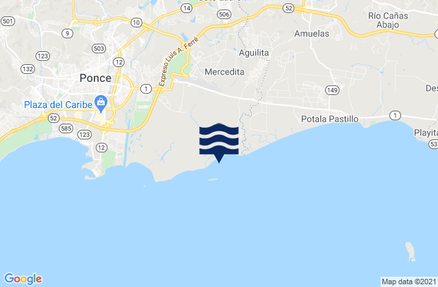 Coto Laurel Barrio, Puerto Rico潮水