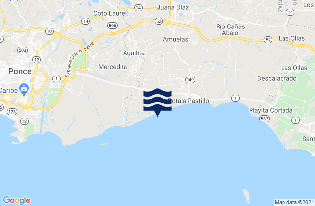 Coto Laurel, Puerto Rico潮水