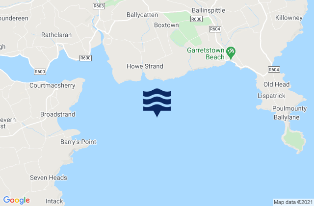Courtmacsherry Bay, Ireland潮水