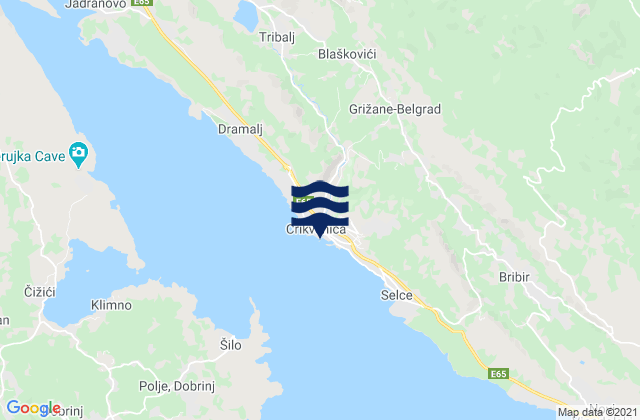 Crikvenica, Croatia潮水