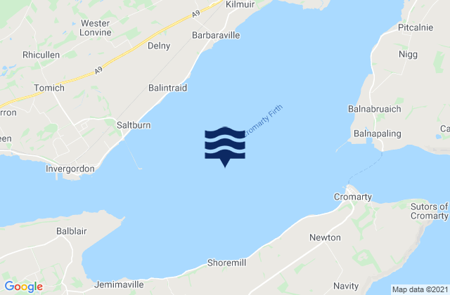 Cromarty Firth, United Kingdom潮水