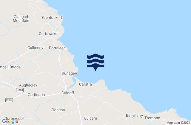 Culdaff Bay, Ireland潮水