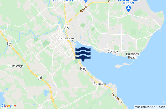 Cumberland, Canada潮水