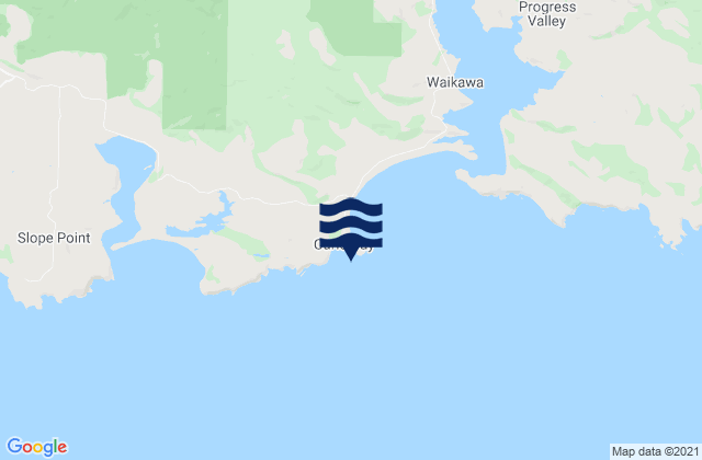 Curio Bay, New Zealand潮水