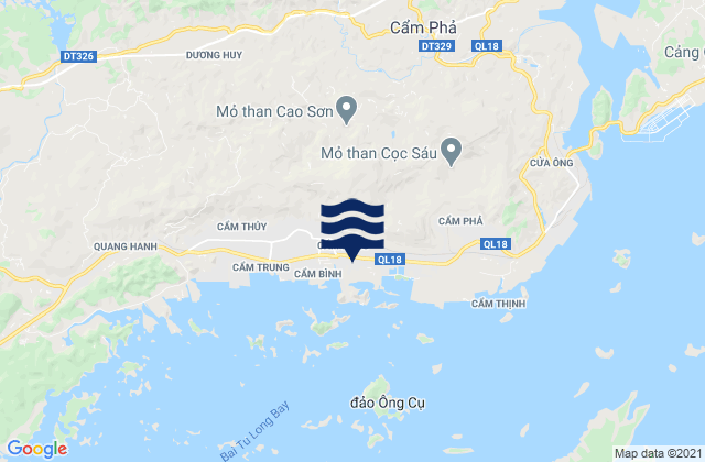 Cẩm Phả Mines, Vietnam潮水