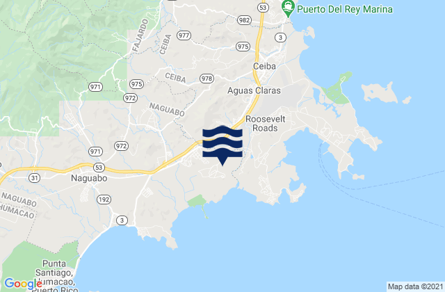 Daguao, Puerto Rico潮水