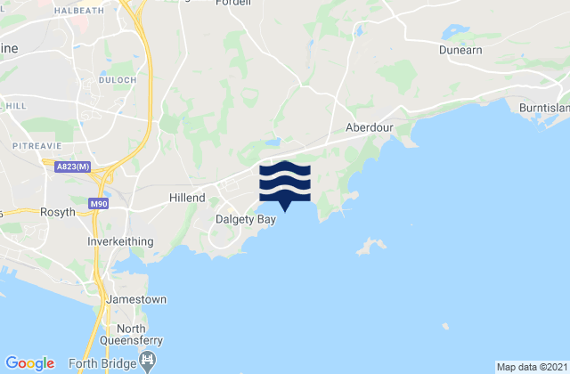 Dalgety Bay, United Kingdom潮水