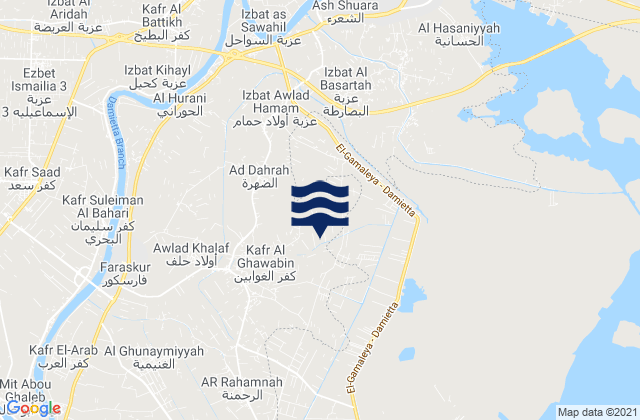 Damietta Governorate, Egypt潮水