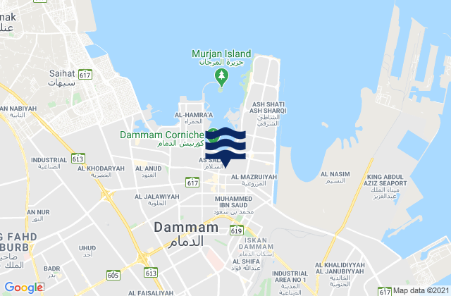 Dammam, Saudi Arabia潮水