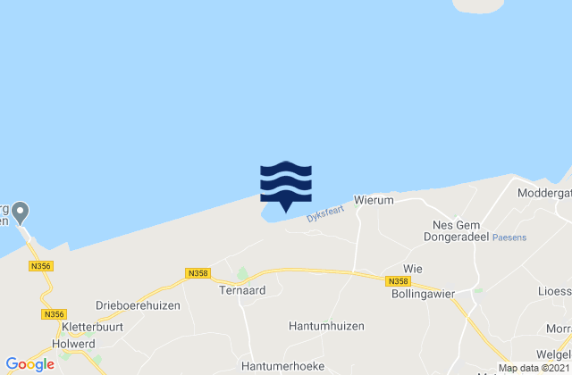 Damwâld, Netherlands潮水